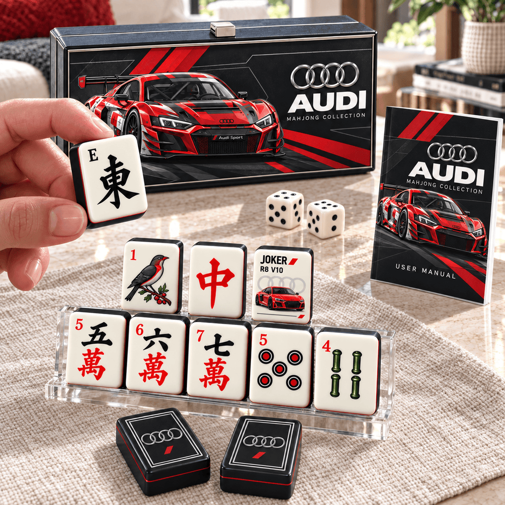 Premium AUD Mahjong Tiles Set TTMH