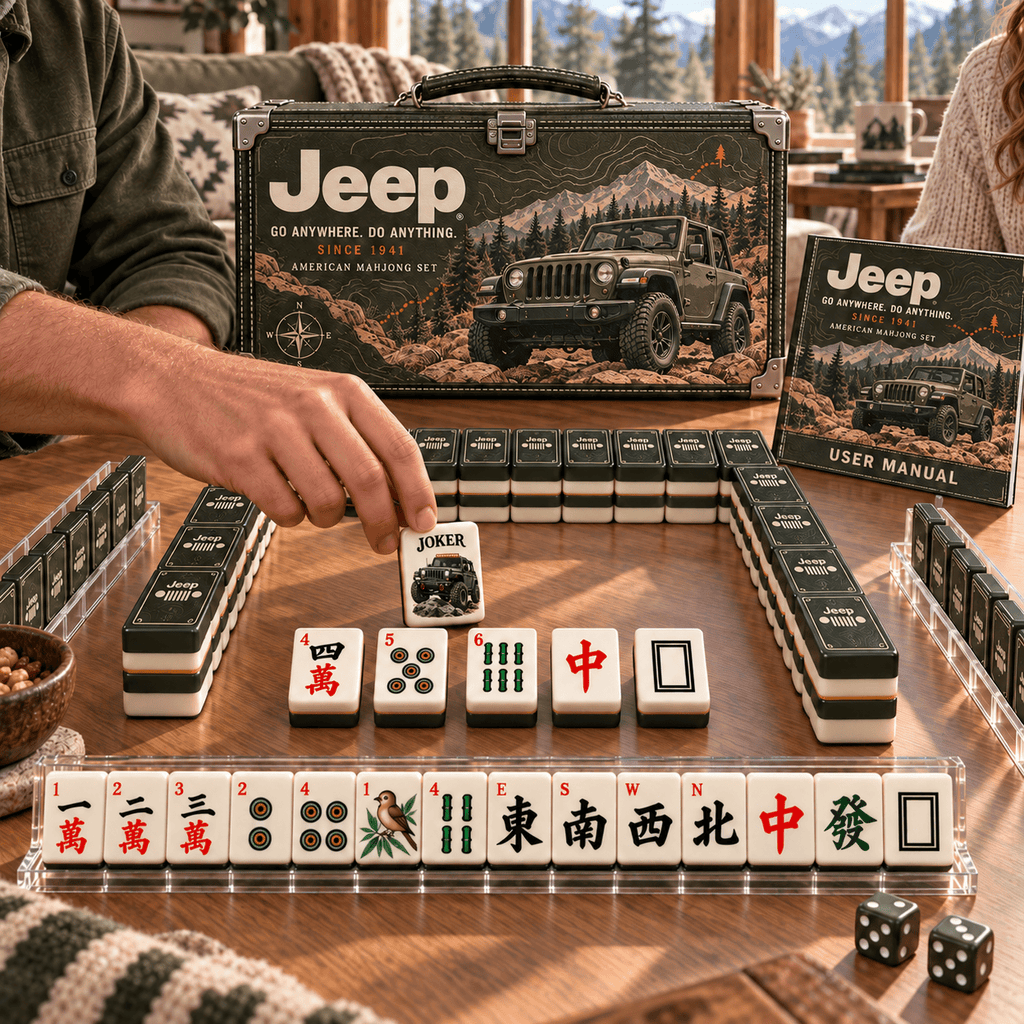 Premium JEP Mahjong Tiles Set PVNA