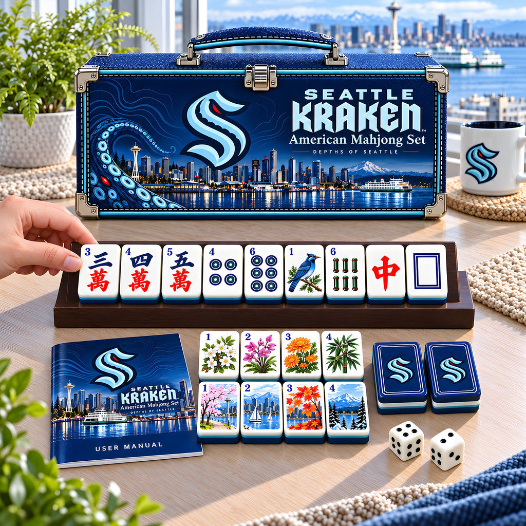 Premium SKK Mahjong Tiles Set PVNA