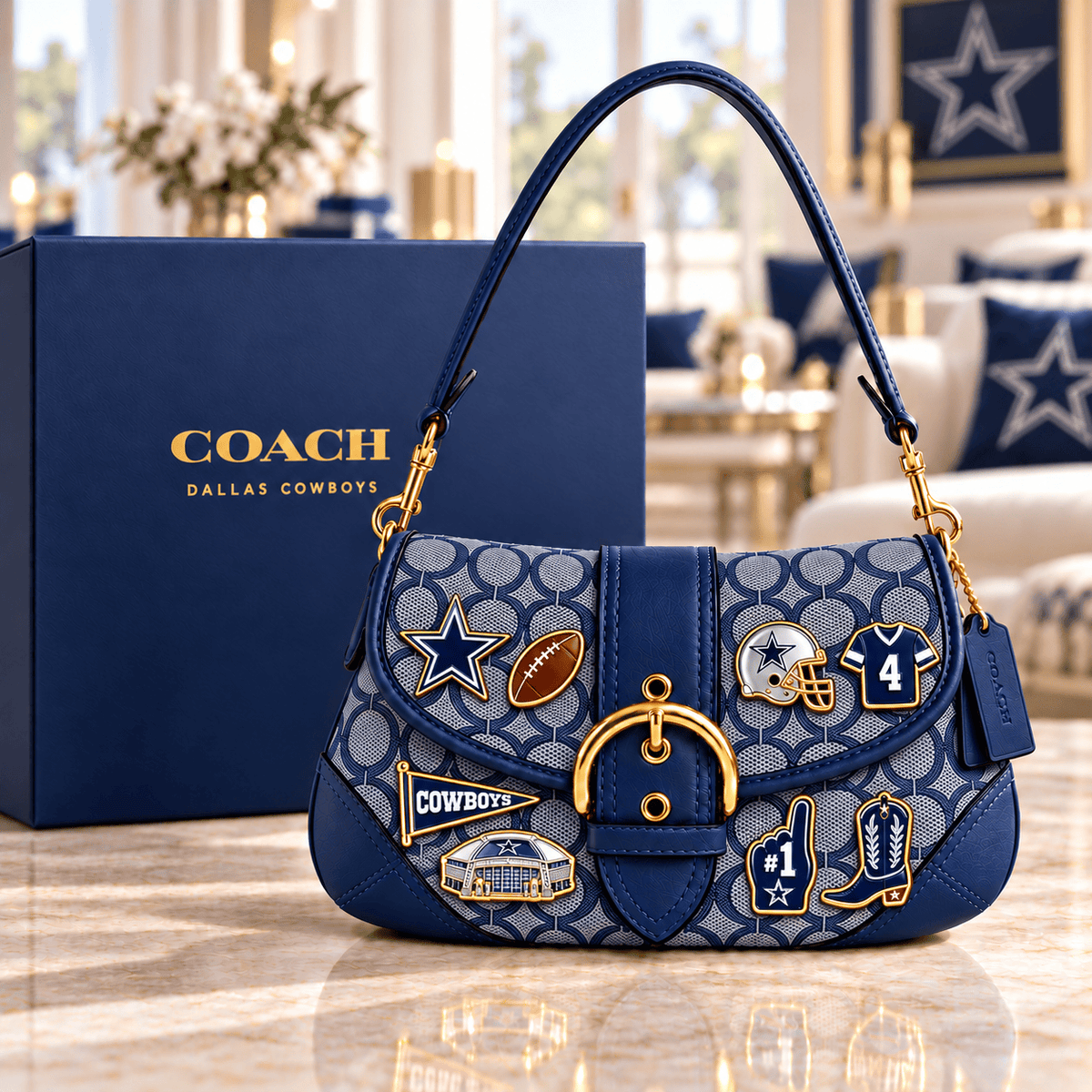 Premium DLCB Soho Bag With Charm NPL