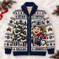 DLCB WOOL ZIP CARDIGAN NPL