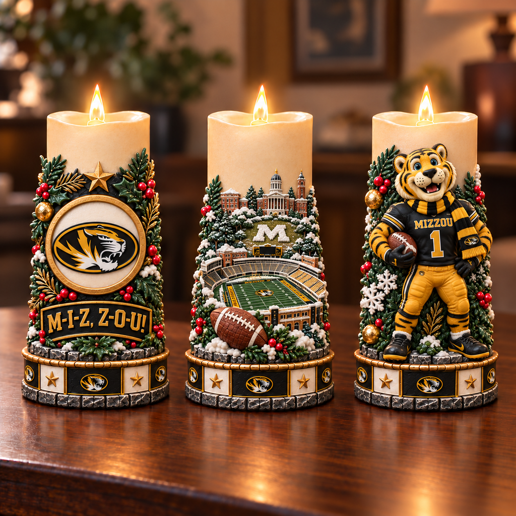 Premium MSGT Sculptural LED Candle Trio NTVA