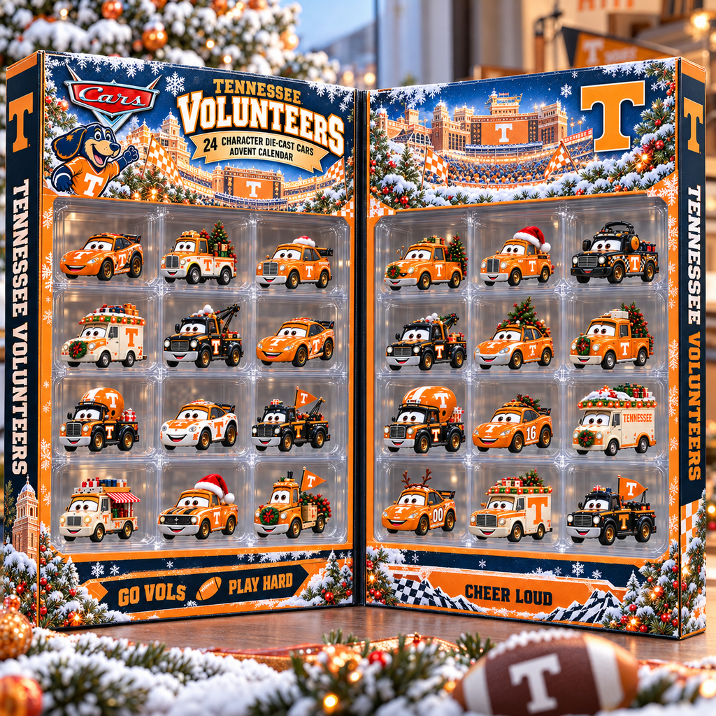 TVF Premium Character Die-Cast Cars Christmas Advent Calendar NTNA