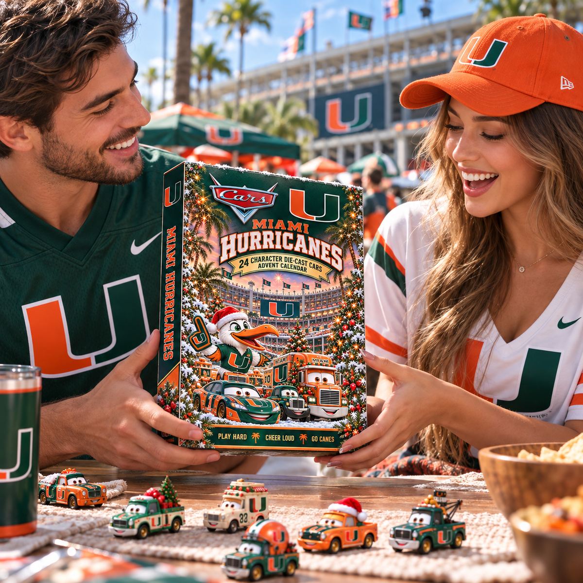 MHC Premium Character Die-Cast Cars Christmas Advent Calendar NTNA