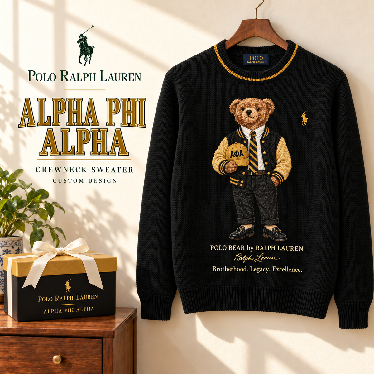APA PREMIUM Crewneck Swerater NHVH