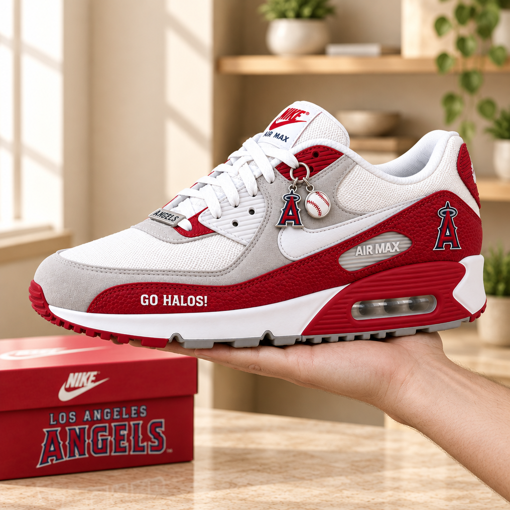 Los Angeles Angels Premium Low-Top Sneakers