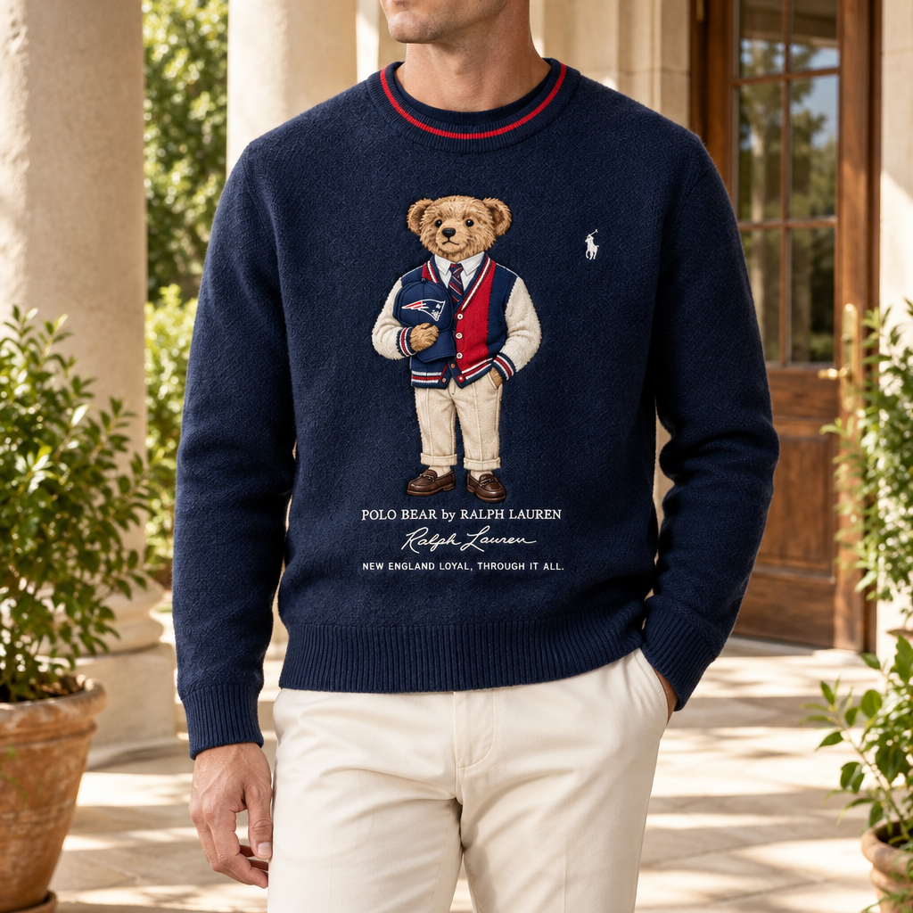 New England Patriots Premium Crewneck Sweater