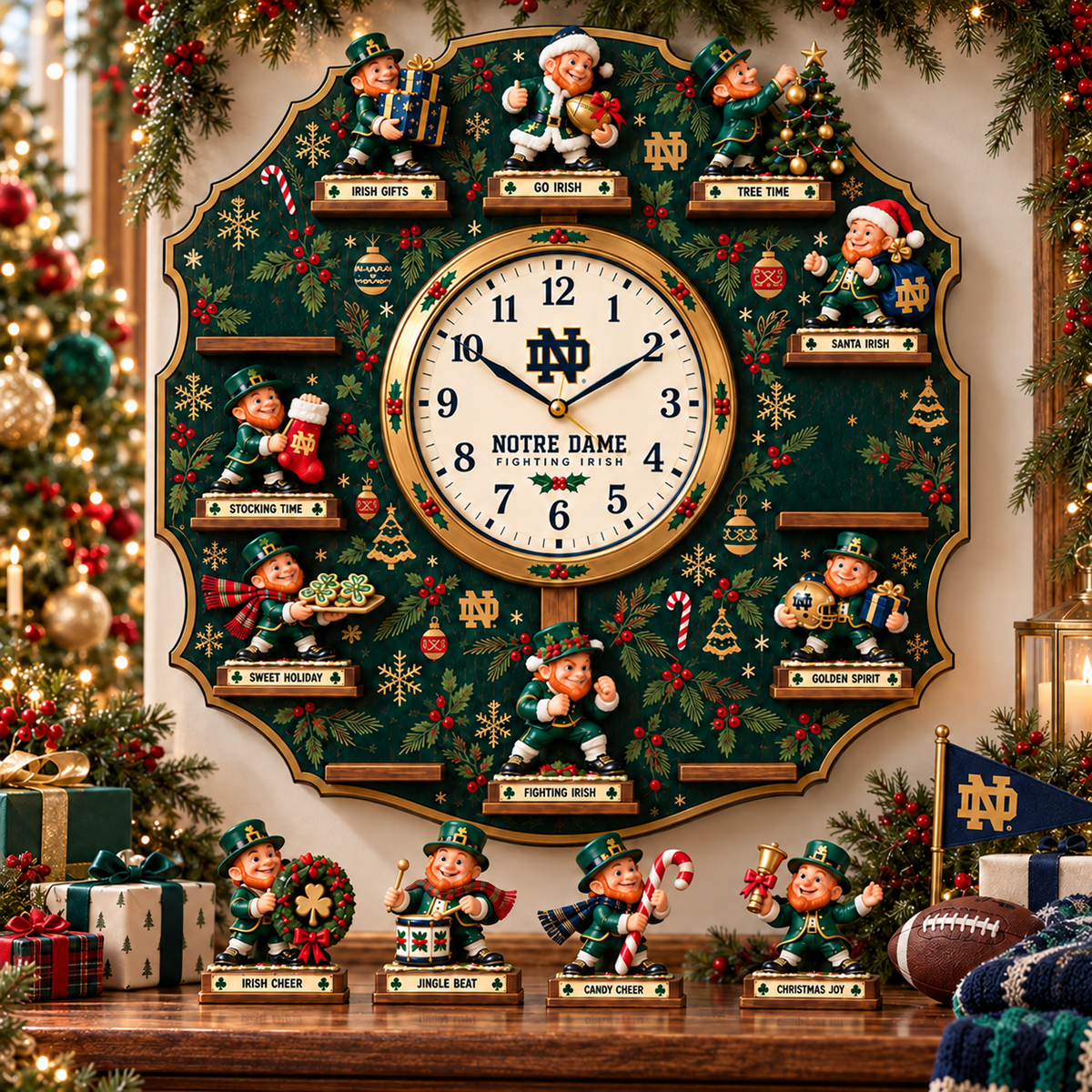 NDFI Premium Christmas Sculpture Clock Collection PTKL