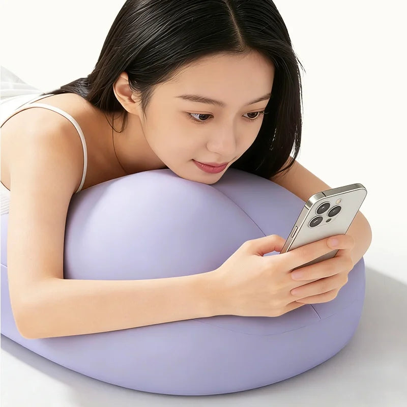 Hip-shaped Pillow for Stomach Sleeping, 3D Foam Bolster Pillow, Creative Butt Cheeky Face Down Pillow Cushion for Couples