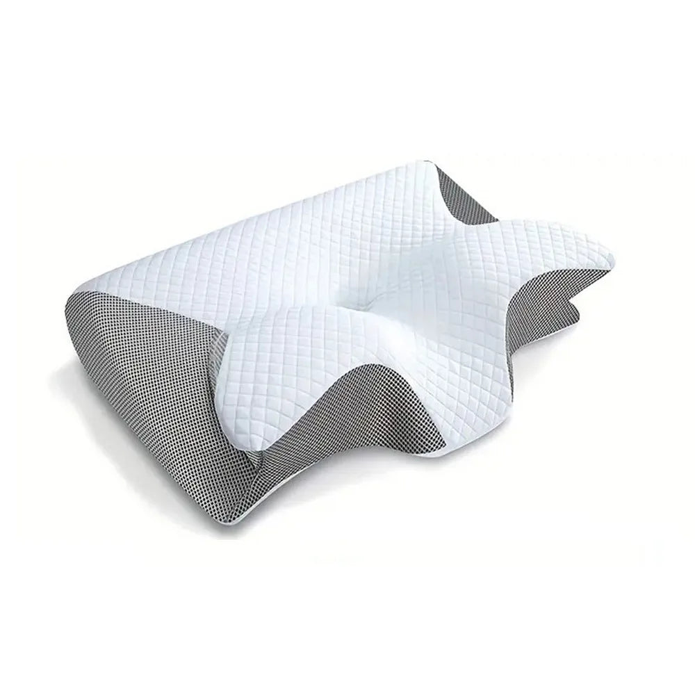 Cervical Butterfly Pillow Memory Foam Sleeping Pillow with Removable Pillowcase&Case Only