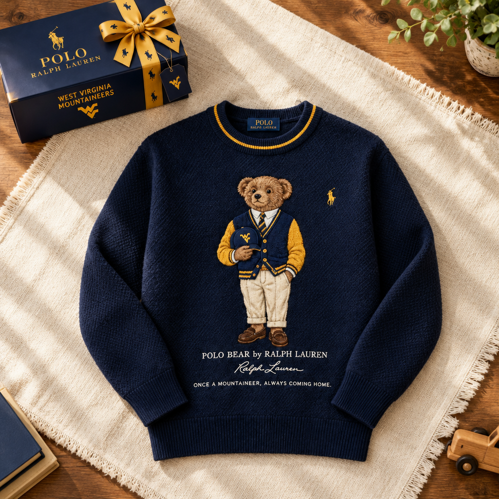 West Virginia Mountaineers Premium Crewneck Sweater