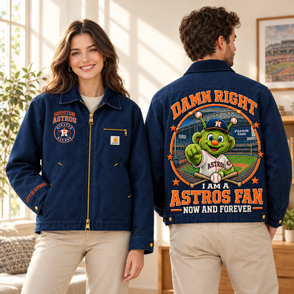 Houston Astros MLB Embroidered Detroit Jacket
