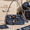 Premium TNST Coach Shoulder Cross With Charm LNTH